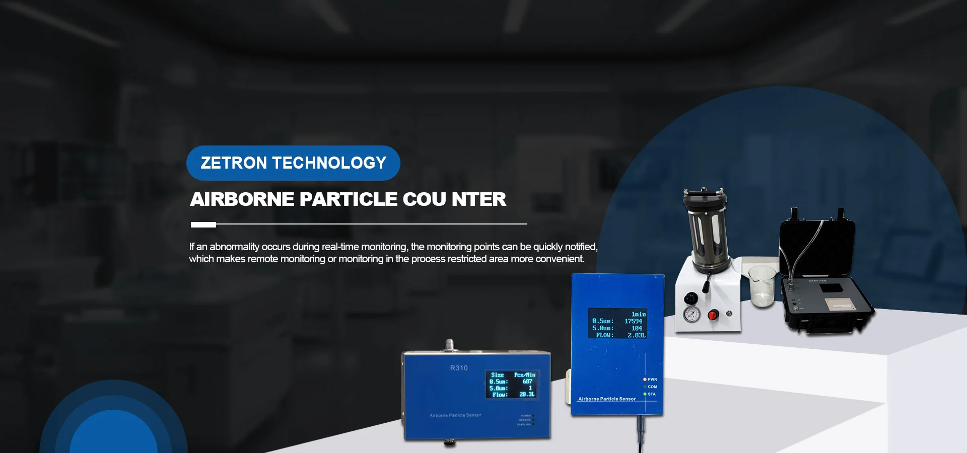 ໂຮງ​ງານ​ຜະ​ລິດ Particle Counters ຂອງ​ຈີນ​